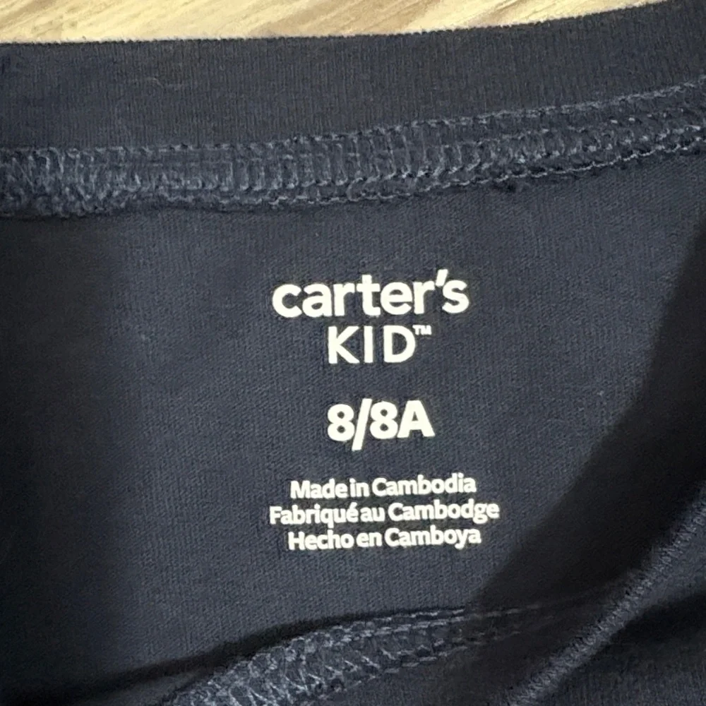 Carter's Navy Blue Gaming Headset Long Sleeve Tee